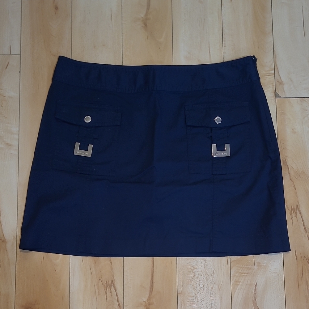 Michael Kors Women's Size 10 Dark Blue Skirt